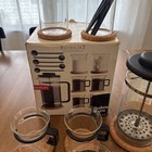 Bodum Brazil Glass Coffee 8 Cup Press 12 Piece Set Rare K1590 Box Is Dirty