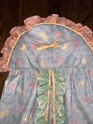 Vintage 80   s 90   s Diaper Stacker Vtg Nursery Decor Pastel Blue Pink Green        