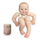 22  Unassembled Reborn Baby Dolls Boy Vinyl Kit Newborn Painted Diy Gift Toy