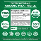 Usda Organic Milk Thistle 7500 Mg Strength 120 Veggie Caps 80  Silymarin 30 1