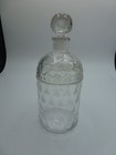 Vintage Guerlain Imperiale Bee Perfume Bottle Embossed Glass Empty Paris 8  Tall