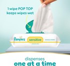 Pampers Baby Wipes Sensitive Perfume Free 1x Pop-top Pack 56 Count