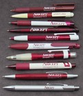 Lot Of 10 Aricept Pens Drug Rep Pharmaceutical Promo Medical Advertising 2 Metal
