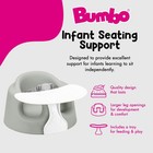 Bumbo Infant Floor Seat Plus  Sit Up Chair  Adjustable Safety Harness  Monsoon