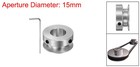 Single Groove Pulley 15mm Fixed Bore 30mm Outer Diameter Aluminum Alloy