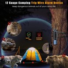 Trip Alarm  Perimeter 12 Gauge Camping Wire 1 Pack  Black 