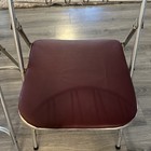 Mid Century Modern Folding Dining Chairs By Airlite Aluminum  Set Of 2  Original