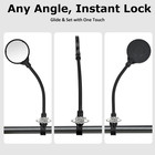 2pcs Mobility Scooter Rear View Mirrors  Adjustable 360   Rotating Electric Scoot
