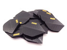 Pentathlon    Hexagon Dart Flights No2 Strong 100 Micron   Gold Foiling 5 Set Pack