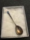 Rare Antique Imperial Russian 84 Zolotnic  875 Silver Cloisonn   Enamel Spoon 3   