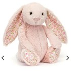 Birthday Medium Blossom Blush Bunny  cherry  Plush Toy Nwt Dust Bag