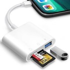Usb C To Sd Card Reader  3-in-1 Hub Converter  Micro Sd Tf Memory Type-c Adapter