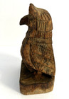 Wood Carved Owl Rustic Folk Art 4 5  X 2 25  Oaxaca Mexico Signed Miguel 1982