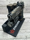 Staccato 2011 Pistol Display Stand   3 Mag Holder     Black Polymer W  Logo
