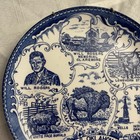 Vtg Buffalo Ranch Will Rogers Souvenir Plate Oklahoma Southwest Keepsake Ok