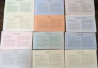 22k Gold Gold-plated Collection Usps Stamps 1990 s Lot Of 21  In Plastic Covers 