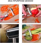 Stainless Steel Potato Peeler Vegetable Grater Fruit Slicer Carrot Cutter Tools