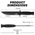 10  Tactical Hunting Fixed Blade Bowie Survival Military Knife Dagger W  Sheath