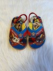Paw Patrol Thong Sandals Boys Size 7-8 Slip On Flip Flops Shoes