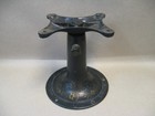 Vtg Heywood Eclipse Adjustable Cast Iron Industrial Pedestal Base 9 - 13-1 4 