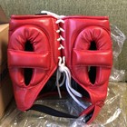 Winning Boxing Headgear Fg-5000 Red M Size Japan Genuine Used Full Face Type