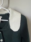 Amazon Essentials X Sofia Grainge Girls 3t Green Cotton Knit Cardigan Sweater