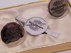 Vtg Waterman Pen Salesman Set Cufflinks Tie Clip Waterman s Dealer Advertising