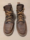 Red Wing Boots Moc Leather Boots Us Mens 9 Brown 3335  Canvas 
