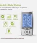 Rechargeable Tens Unit Muscle Stimulator  24 Modes 4th Gen Tens Machine With 8pc