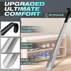 Zomake 16 5  Long Handle Shoe Horn Stainless Steel Metal Boot Spoon Men Women