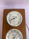 Vintage Sunbeam Thermometer  Barometer  Humidity Weather Station 3 Gauge 16    X 7