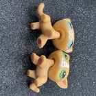Hasbro Lps Littlest Pet Shop Shorthair Cats Lot 2 Yellow Curious Kittens  71  72