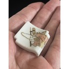 Japanese Chopstick Rest Holder Hashioki Japan Porcelain Stamped Vintage