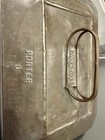 Antique Vintage Metal Railroad miners Lunch Box Marked Porter  Favorite