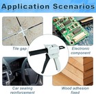 Dispensing Gun Kit Mixing Dispenser With Nozzle And Tip For 50ml    