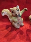 Vintage Set Of 2 Squirrel In A Jacket Figurines  24a 