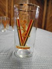 Lot Of 7 World War Ll Victory Drinking Glasses