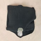 Trtl Pillow Neck Support Travel Airplane Black Fleece Train Hook   Loop Fleece