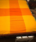 1960s  Rare Braniff Airlines Wool Blanket  By Tex-ranch Woolens Of Texas 64 x48 