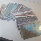 Mixed Lot  50  Of Assorted Vintage Collectible Postcards In Plastic Sleeves