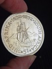 1952  South  Africa Silver 5 Shillings  Unc
