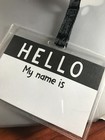 Name Tags With Lanyards Packs Of 10   Teacher Supplies   2 87  Each Pack   New
