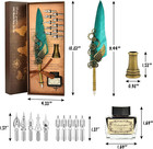 Calligraphy Pens - Caligraphy Pens For Writing Feather Pen Quill Pen And Ink Set