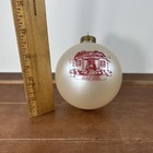 Vintage 1994 Christmas City Of Homes Newnan Georgia Glass Ball Ornament
