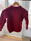 Aran Woolen Mills Kids Xs 8-10 Ireland Fisherman Merino Wool Sweater Barely Worn