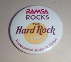 Badge 1 Hard Rock Cafe Can Badge ramsa Version