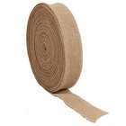  3 Inch Wide 54 Yards Burlap Ribbon  Natural Jute Fabric 3 Inch X 1944 Inch