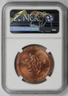 1960 Hk-583 Pony Express Centennial Bronze Medal Ngc Ms 67 Rd So-called Dollar