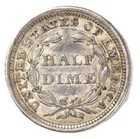 1858 Liberty Seated Silver Half Dime H10c