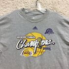 Vintage Los Angeles Lakers Adidas Shirt Extra Large Mens Gray 2009 Nba Champions